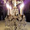 Thumbnail: Antique Brass and Crystal Candelabra Table Chandelier