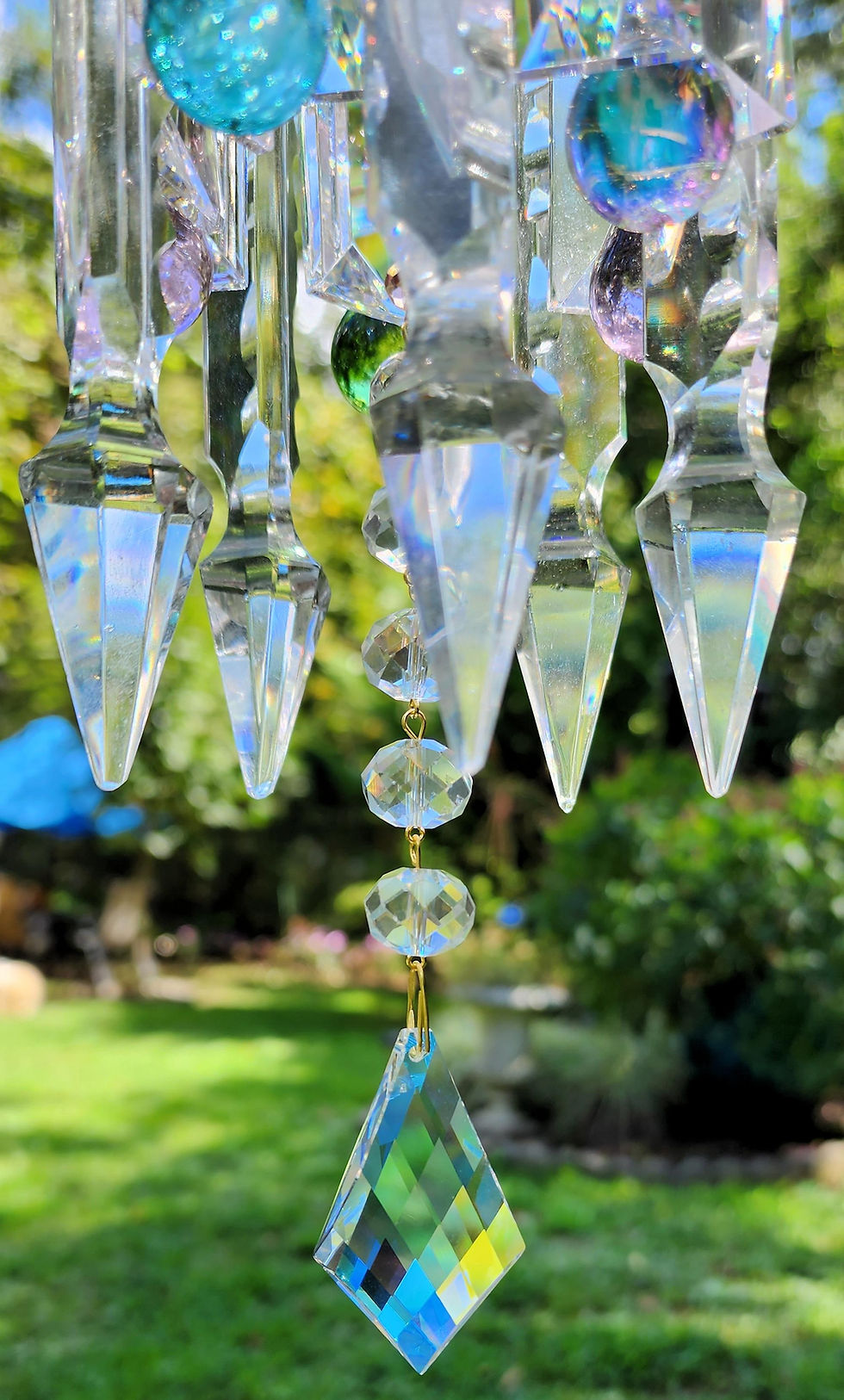 Thumbnail: Pastels Antique Crystal Wind Chime