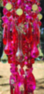 Thumbnail: Vibrant Ruby, Hot Pink, and Lime Green Crystal Sun Catcher