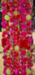 Thumbnail: Vibrant Ruby, Hot Pink, and Lime Green Crystal Sun Catcher