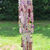 Lilac and Pink Stained Glass and Crystal Wind Chime