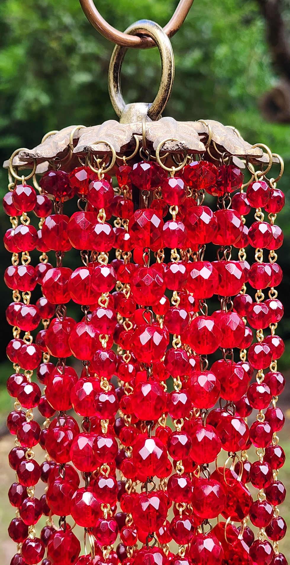 Thumbnail: Ruby Crystal Ball Sun Catcher