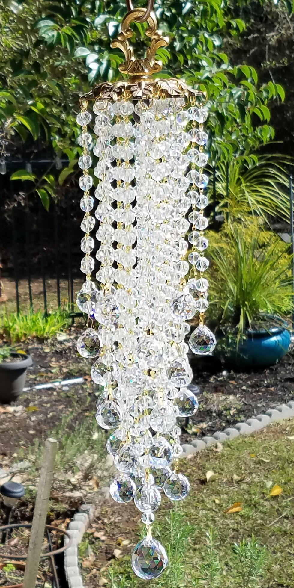 Thumbnail: Crystal Ball Sun Catcher Wind Chime