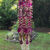 Magenta and Bronze Antique Crystal Wind Chime