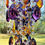 Thumbnail: Purple and Topaz Antique Crystal Wind Chime