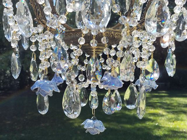 Thumbnail: Antique Roses Petite Chandelier