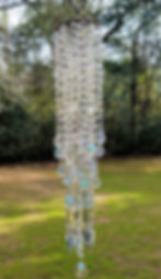 Thumbnail: Antique Crystal Wind Chime with Iridescent Prisms
