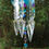 Thumbnail: Aqua, Blue, Purple Antique Crystal Wind Chime