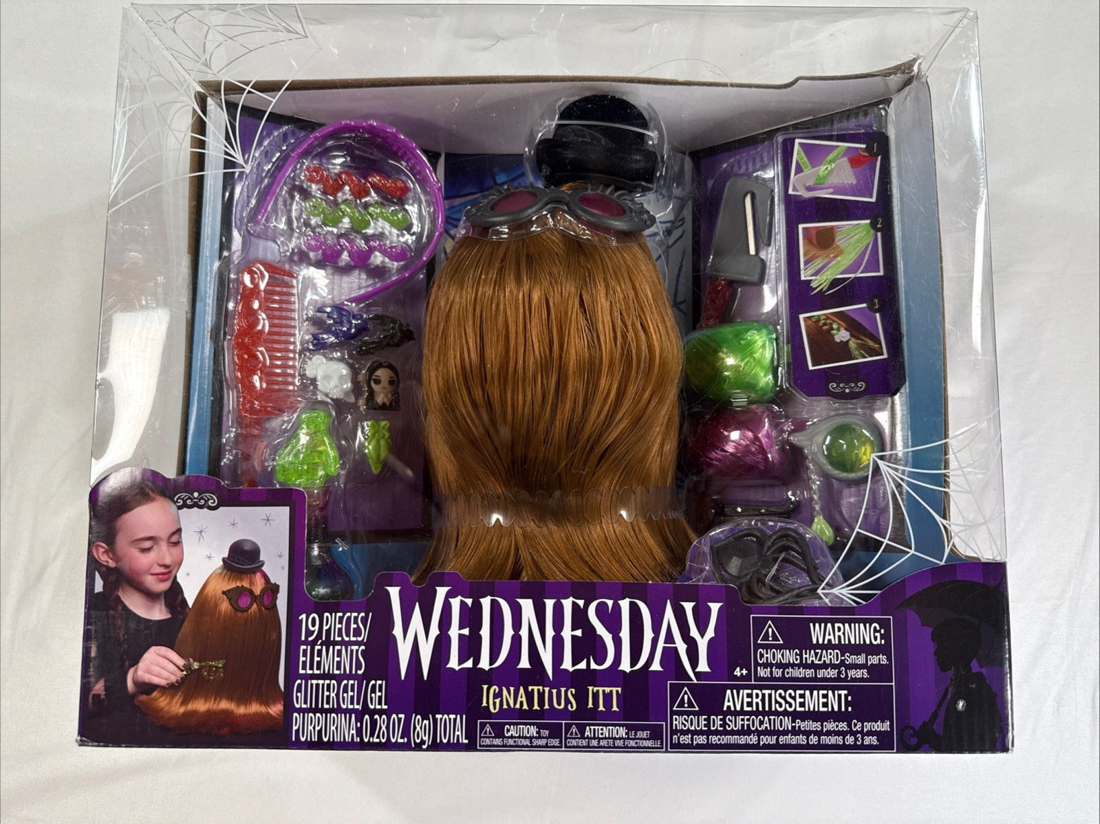WEDNESDAY Cousin IGNATIUS ITT Styling Head The Addams Family 19 Pieces 2024 NEW