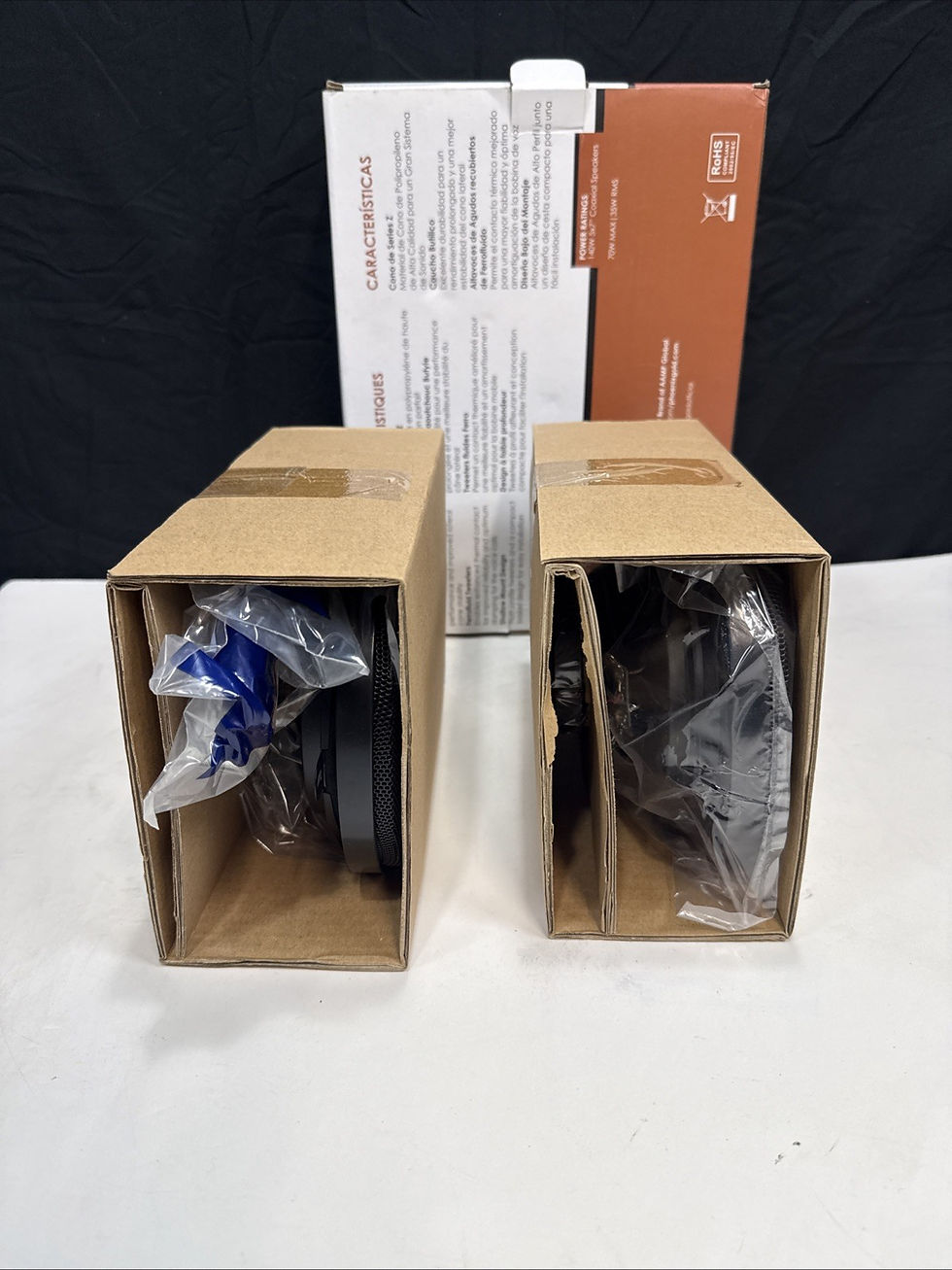 Thumbnail: Two New Phoenix Gold Z-Series Replacement Car Truck Speakers & Plug Harness