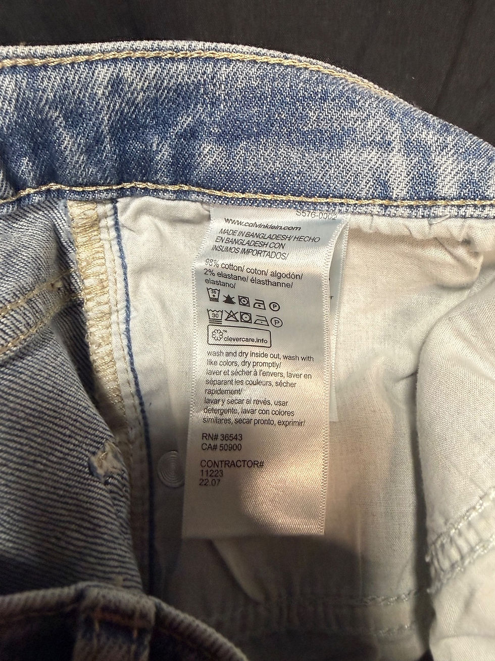 Thumbnail: Calvin Klein Jeans Men’s Standard Straight Jean Acid Wash Size W34L30