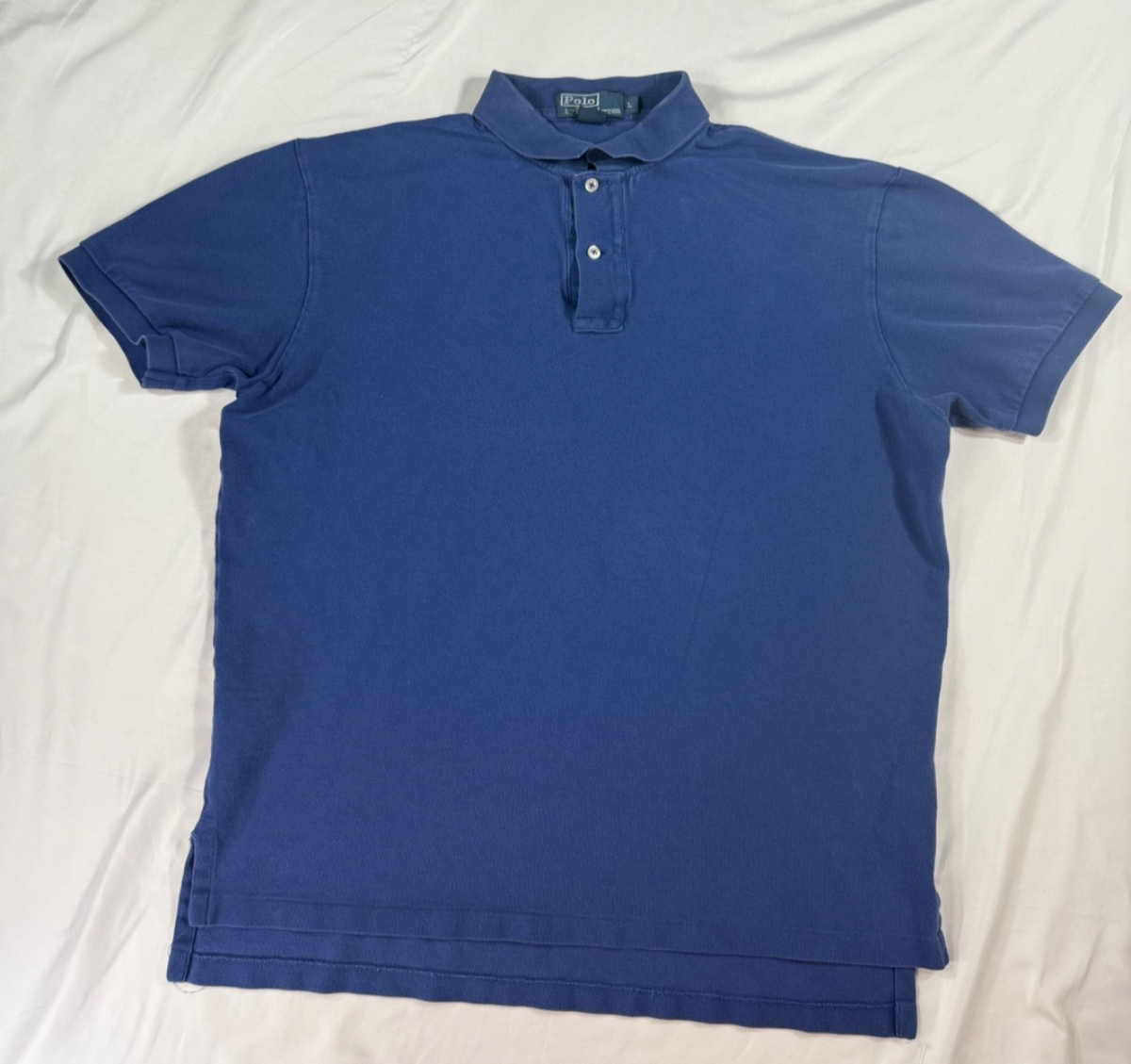 Ralph Lauren Men's Classic Fit Polo Shirt Blue L