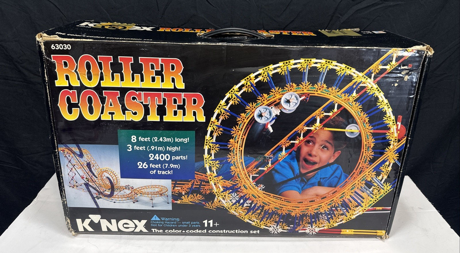 Vintage K’NEX Roller Coaster Builders Challenge Model 63030 Uncounted