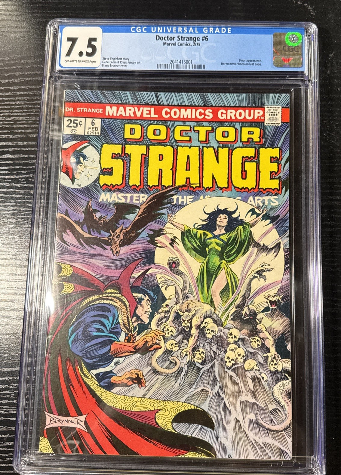 Doctor Strange #6 (1976) CGC Graded 7.5