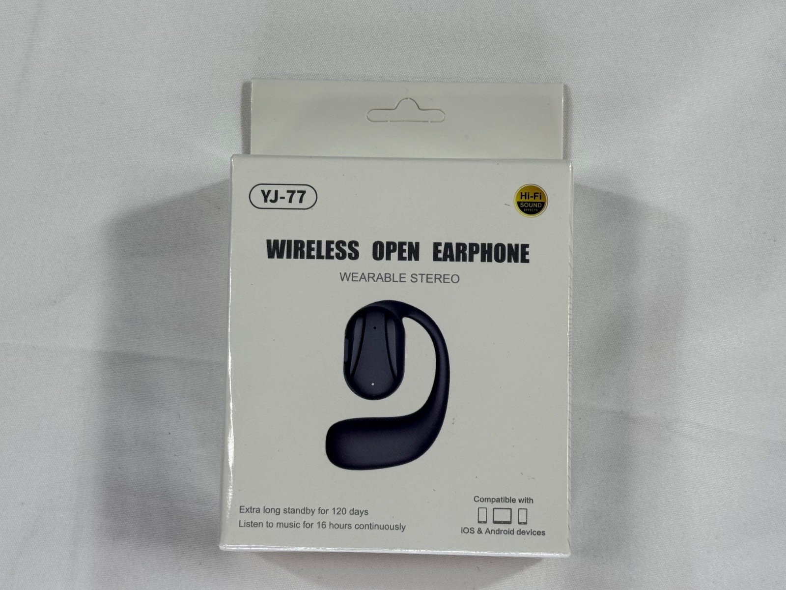 YJ-77 Wireless Open Earphone White - New