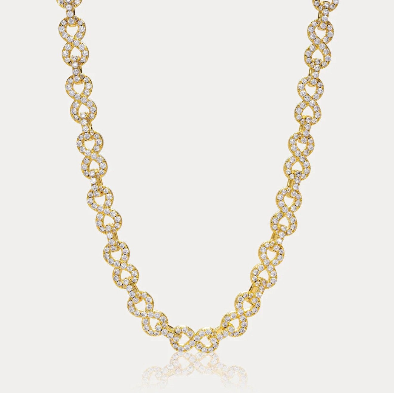 Hommes Oro Kingpin Infinity Chain 22' Gold