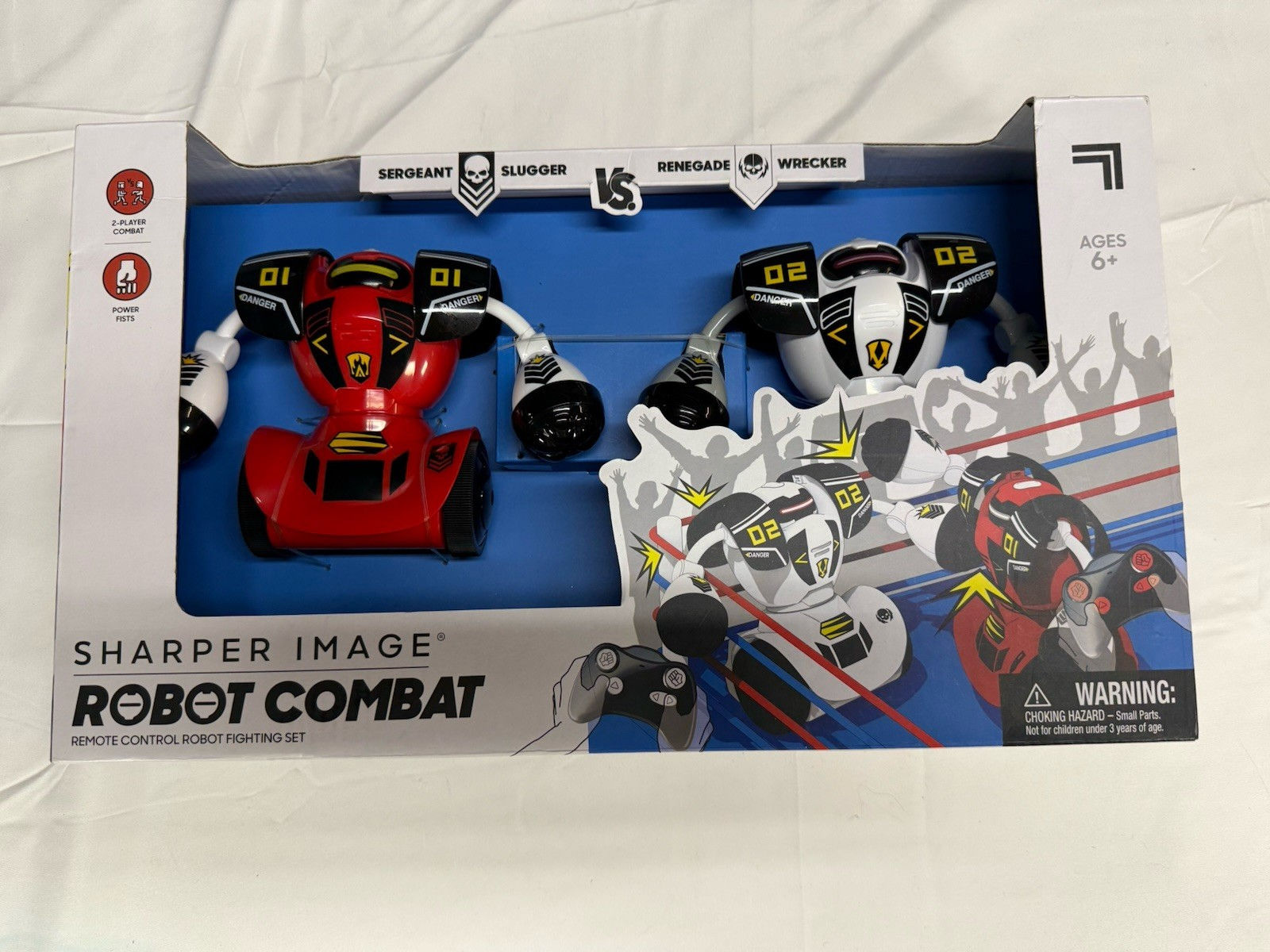 NIBSharper Image Remote Control Robot Fighting Set Multiplayer Brand