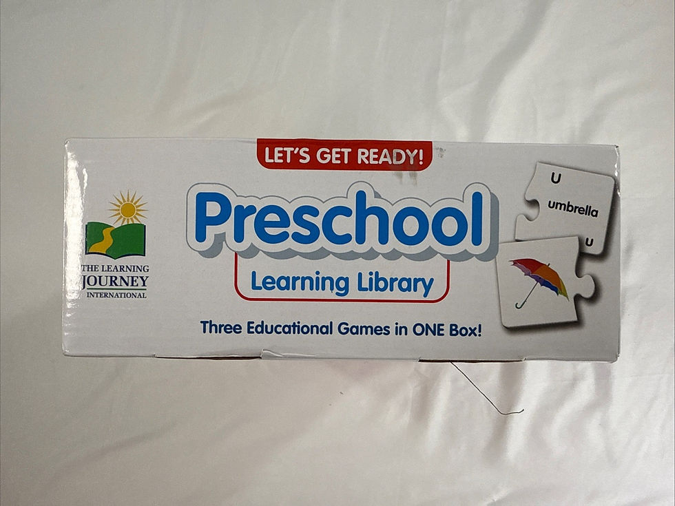 Thumbnail: Fisher Price Learning Library Card Matching Game - 3 Sets - Preschool LIKE NEW