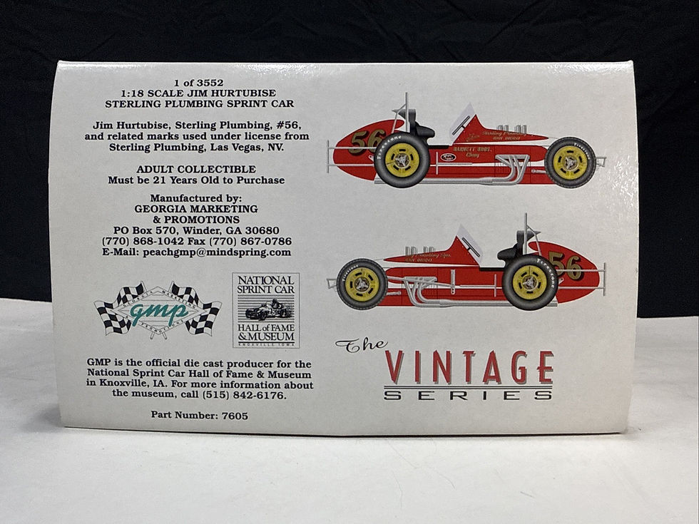 Thumbnail: Jim Hurtubise Sterling Plumbing #56 Vintage Series Sprint Car 1:18 Scale