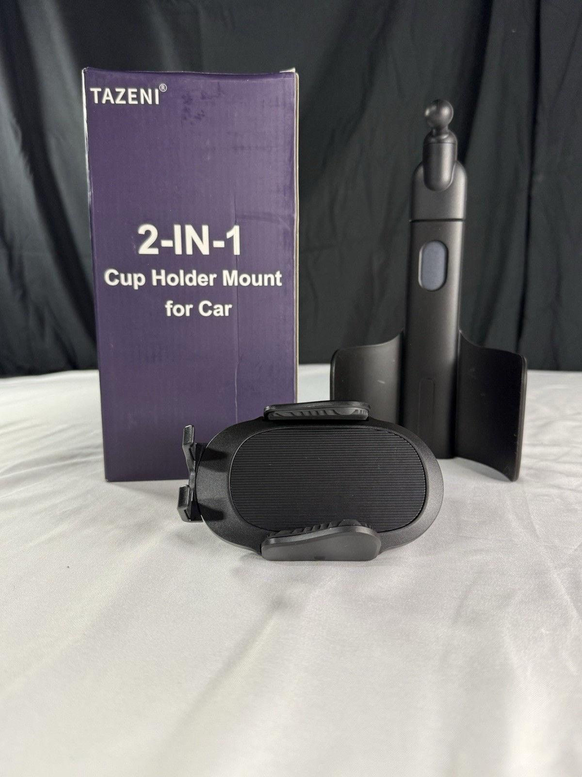 Tazeni 2-in-1 Cup Holder Mount For Car