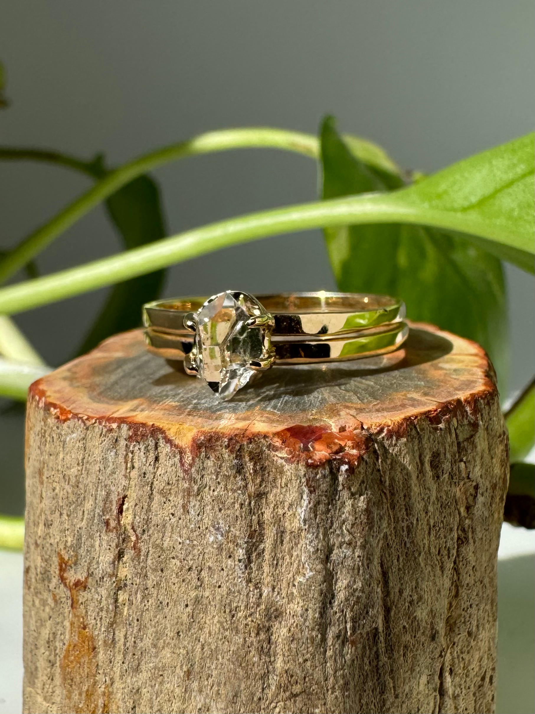 Herkimer Diamond Ring