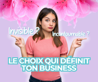 Le choix qui définit ton business