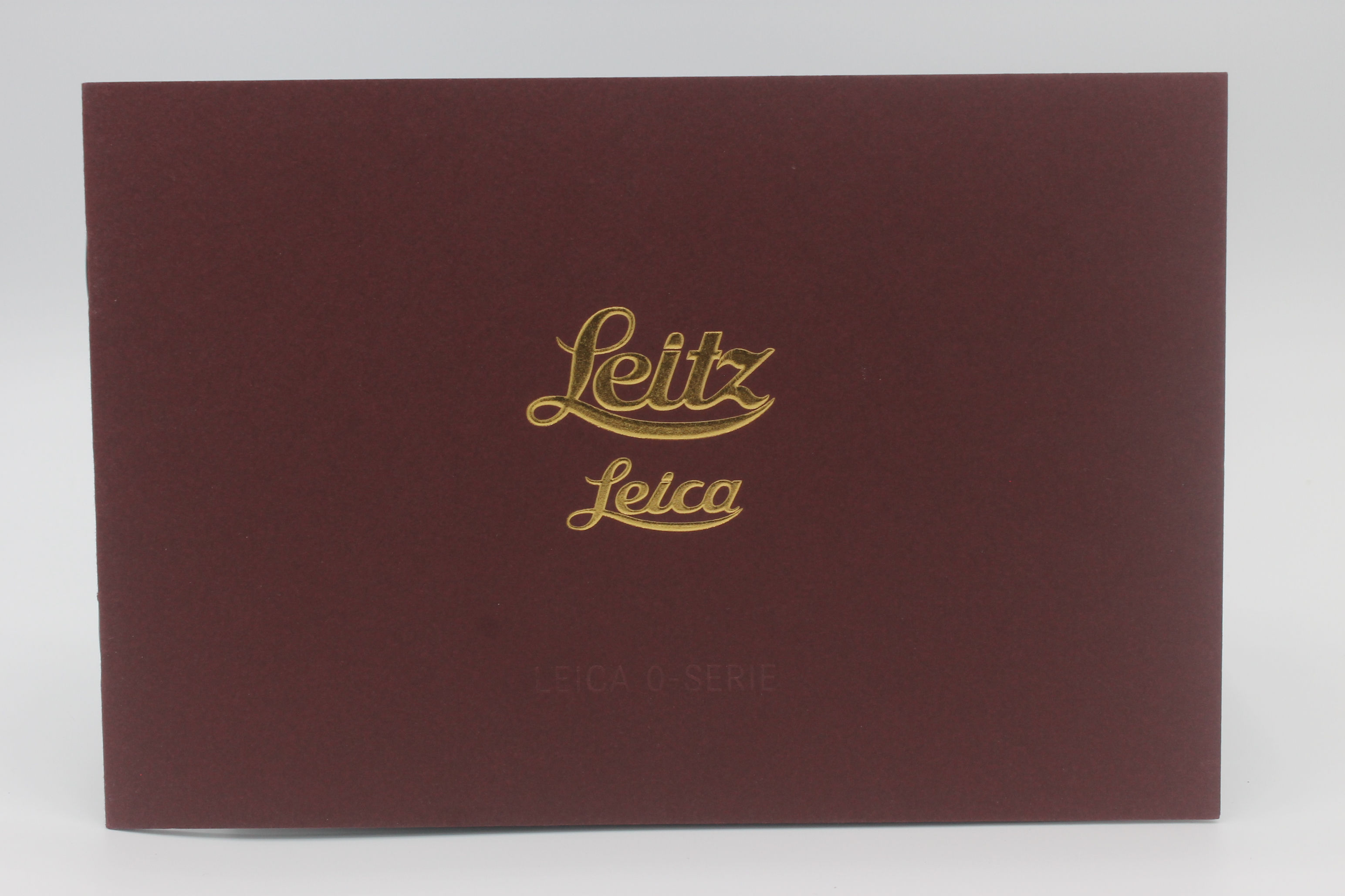 Leica 0 Series Catalogue (for the replica camera Leica made)