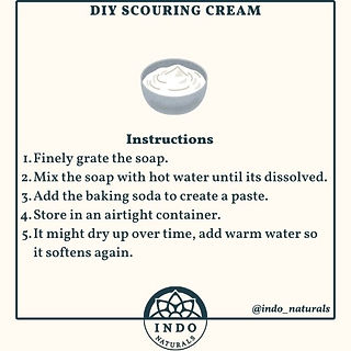 how to make natural diy cleaning recipe scouring cream soap