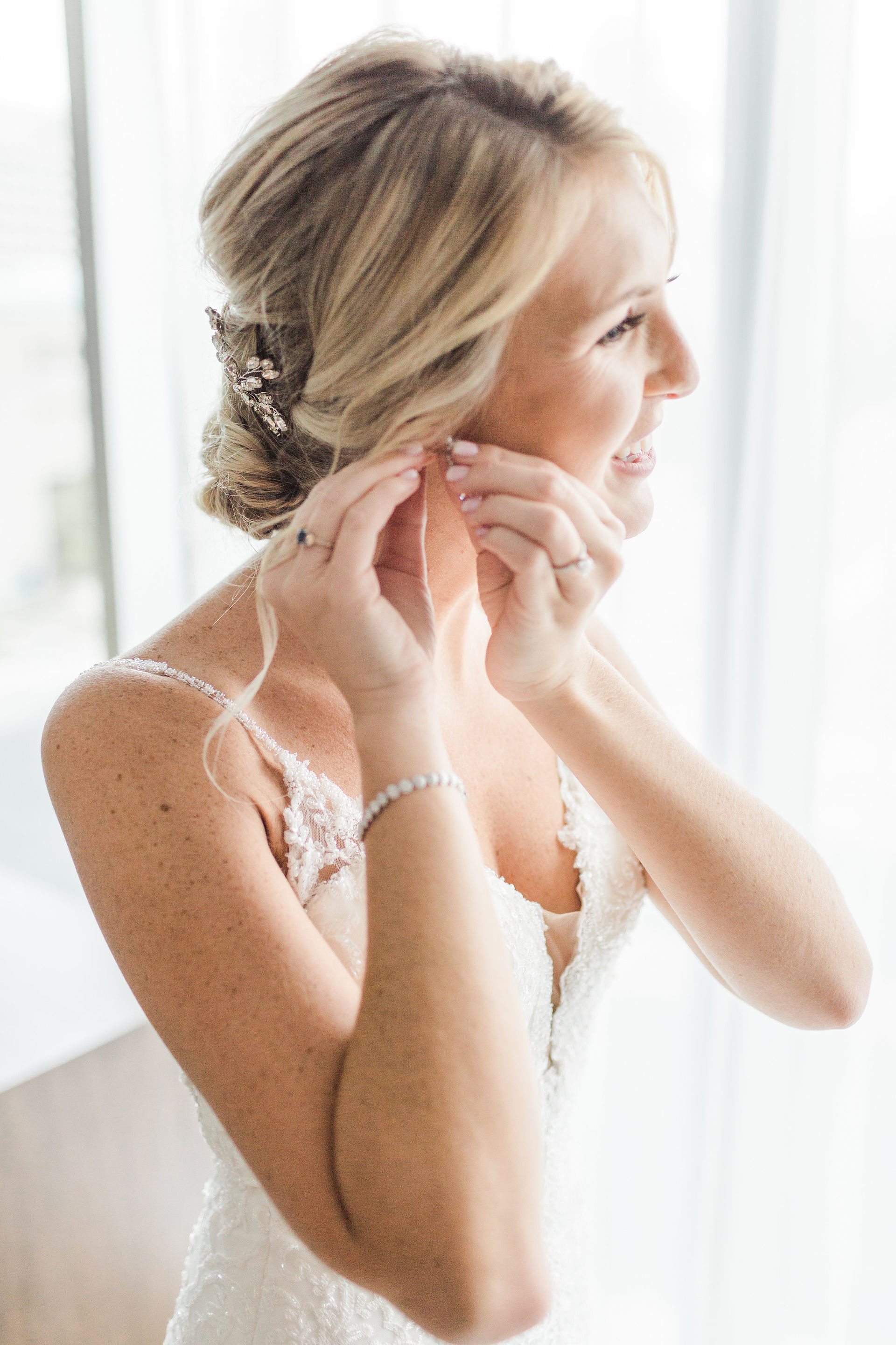 Bride Getting Ready