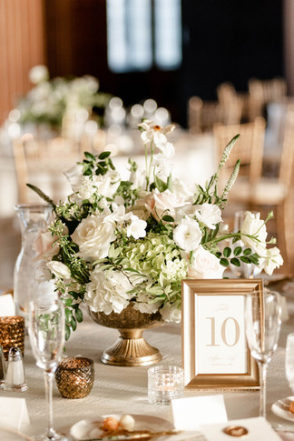 Rose and Hydrangea Centerpieces 