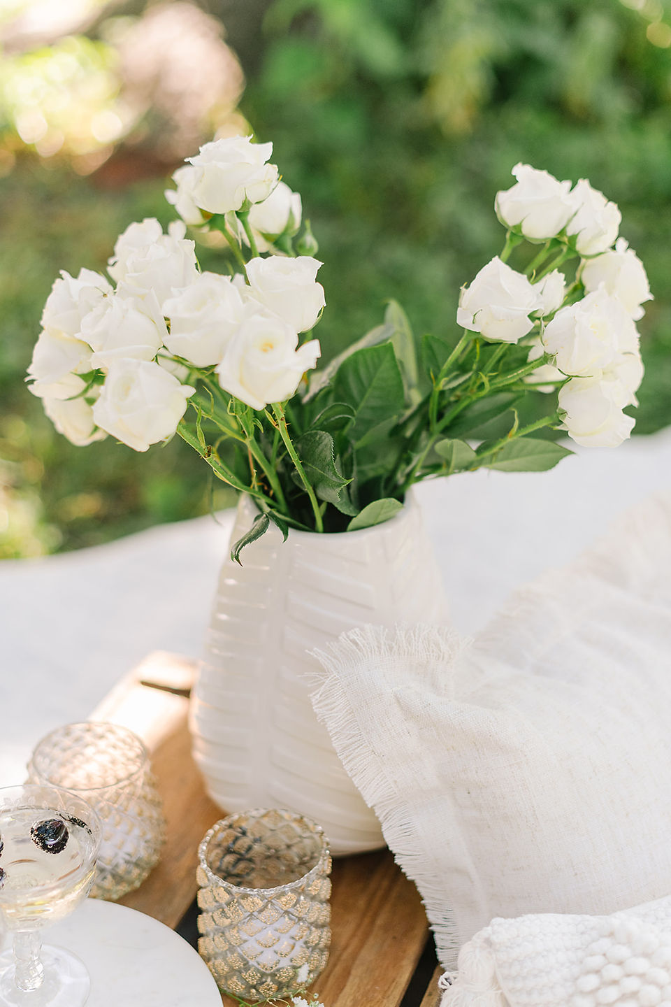 White flowers
