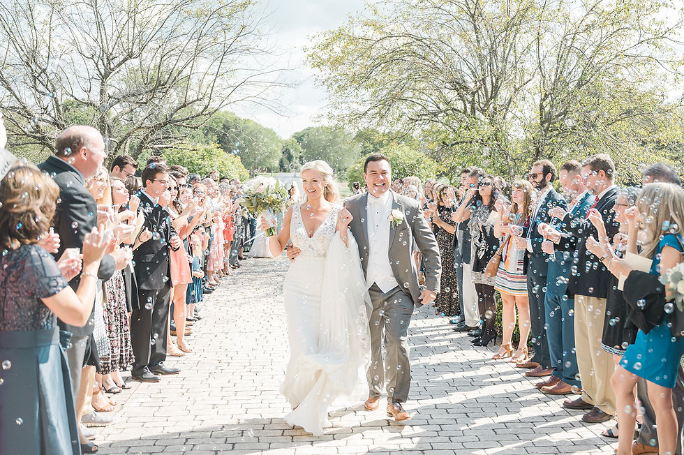 Wedding Bubble Exit