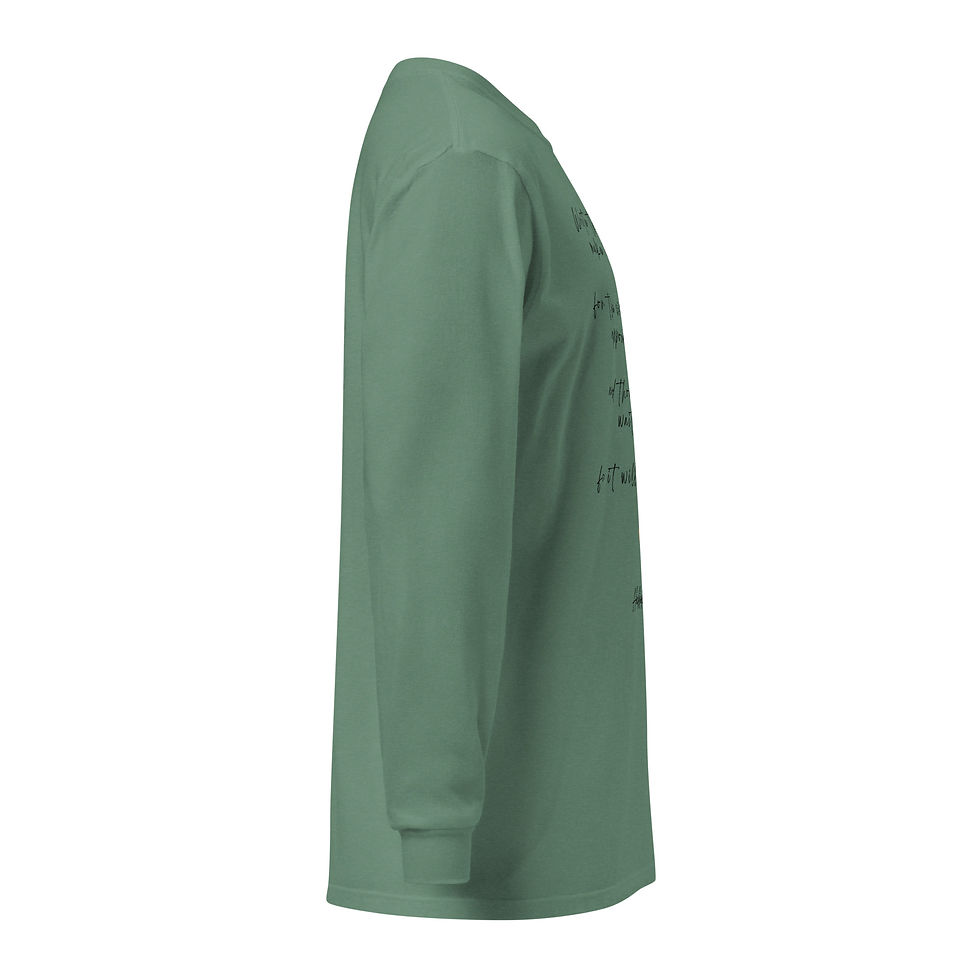 Thumbnail: Garment-dyed heavyweight long-sleeve shirt