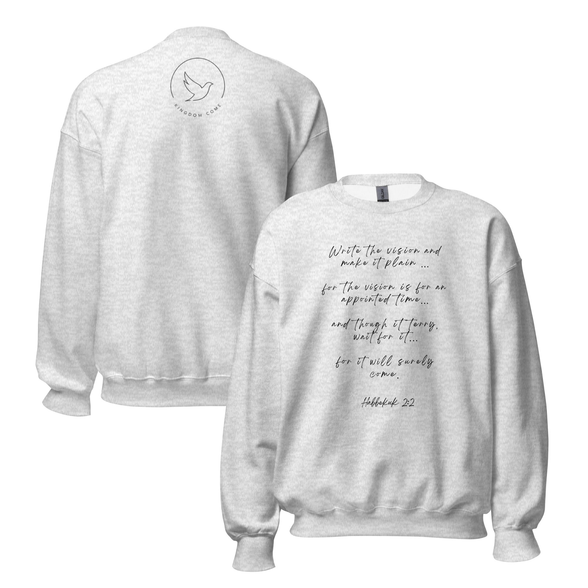 Write the Vision Sweatshirt (Front Text)