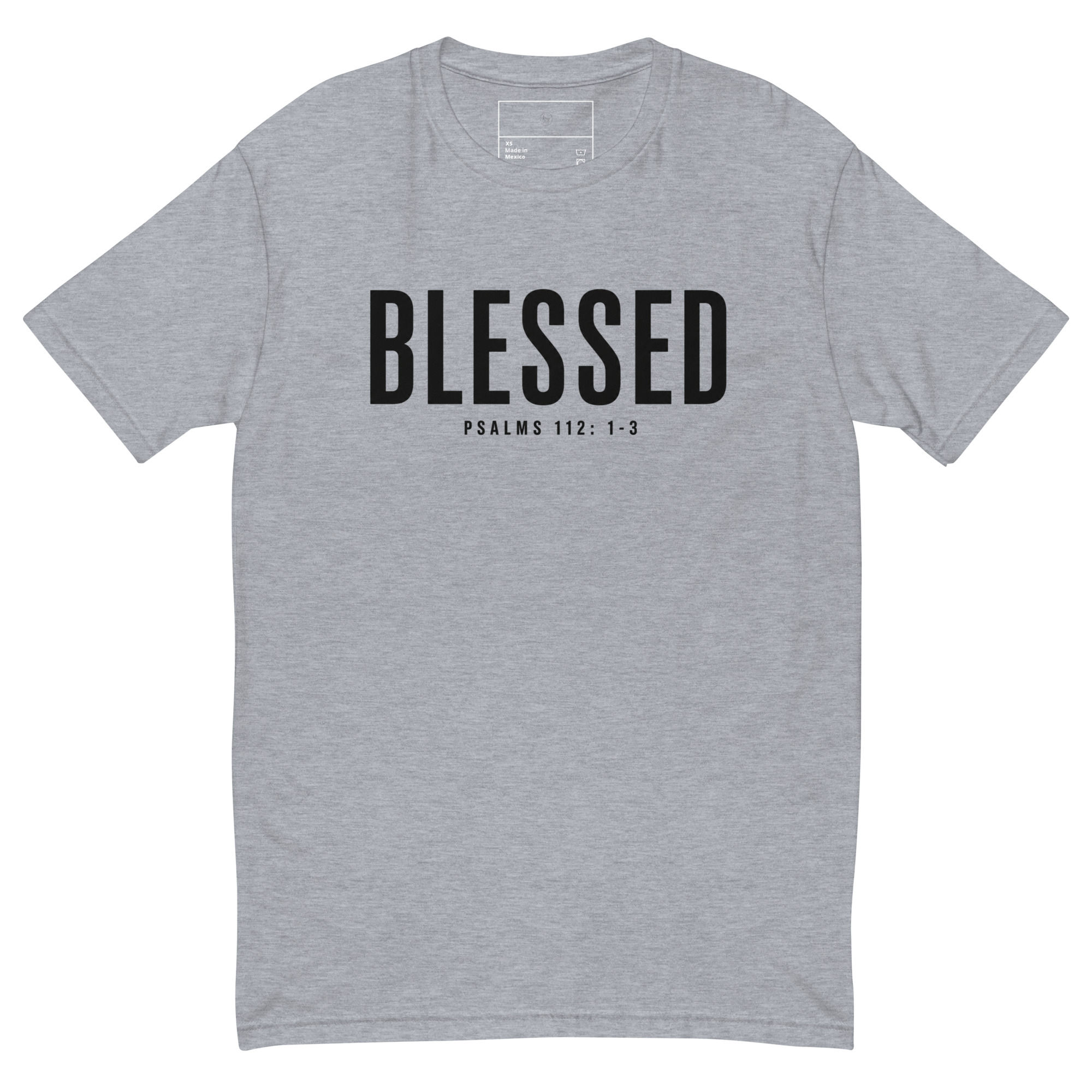 Father's Day Blessed Tee (Fitted) (White or Gray)