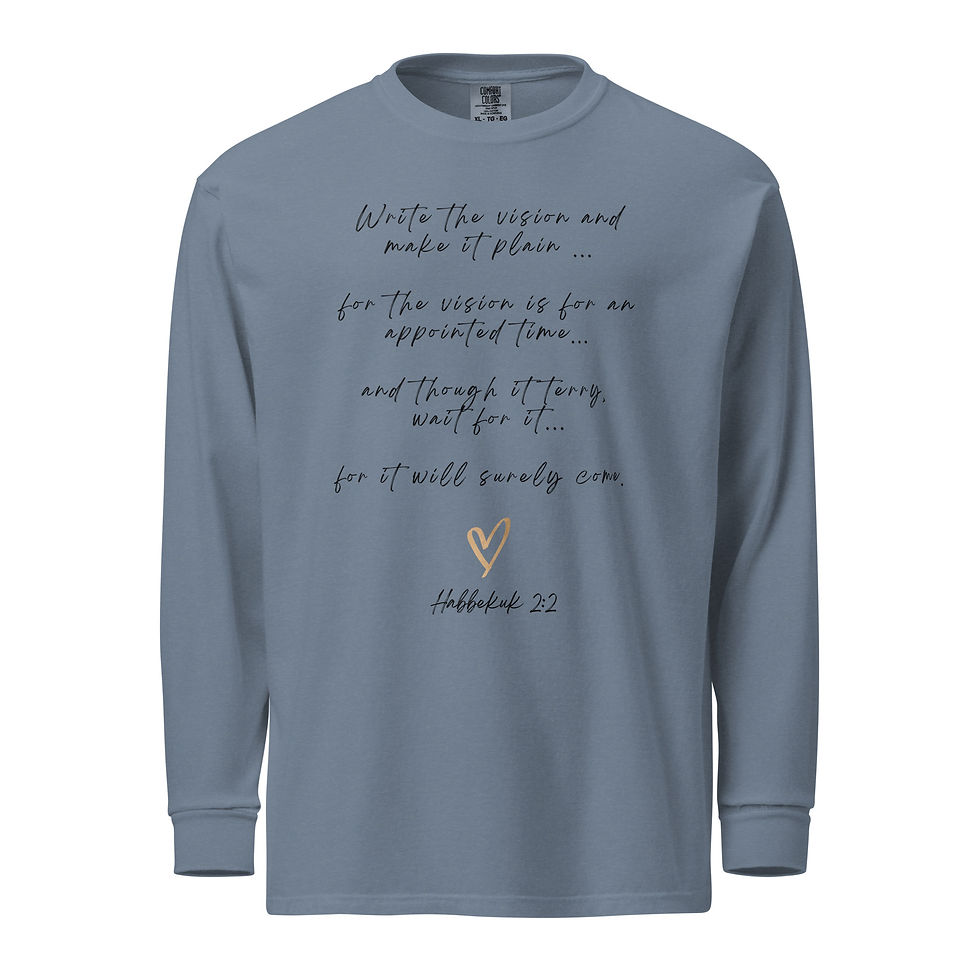 Thumbnail: Garment-dyed heavyweight long-sleeve shirt