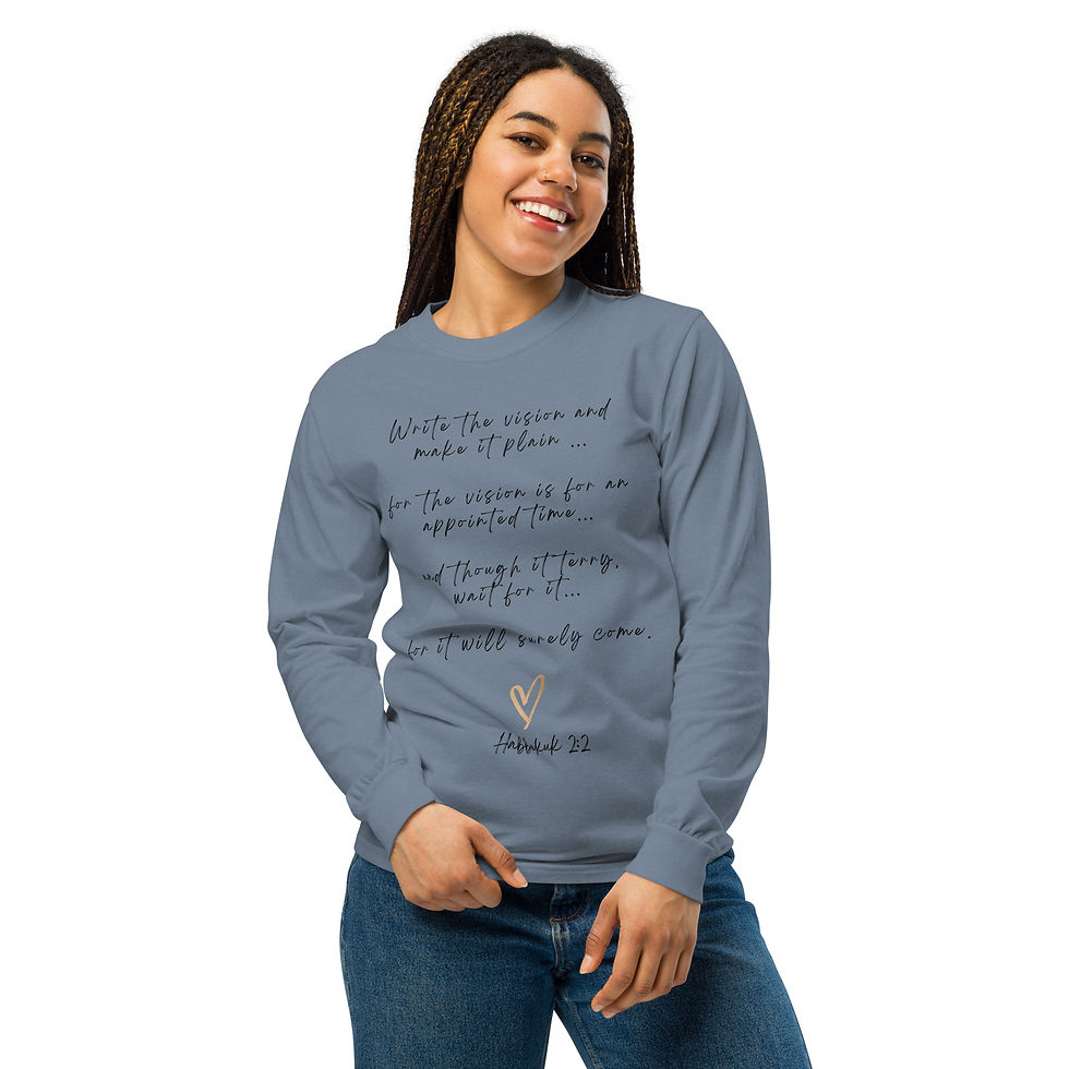 Thumbnail: Garment-dyed heavyweight long-sleeve shirt