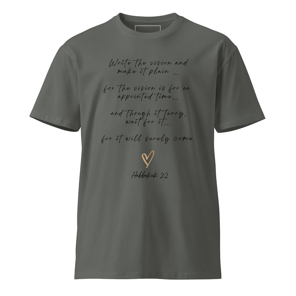 Thumbnail: Write the Vision Tee (Front Text)