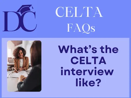 What to expect from your CELTA interview