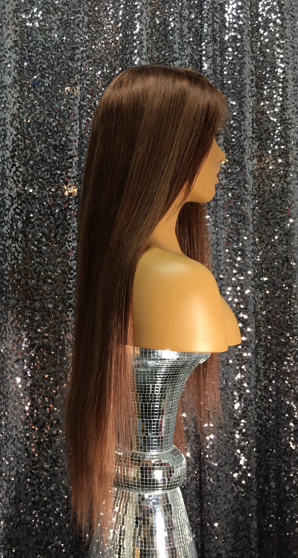 Thumbnail: 24" 100% Human Hair Lace Frontal Wig    ITEM # LW371