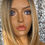 Thumbnail: 11" 100% Human Middle Part Hair Topper 10"x10.5" #HSLC2