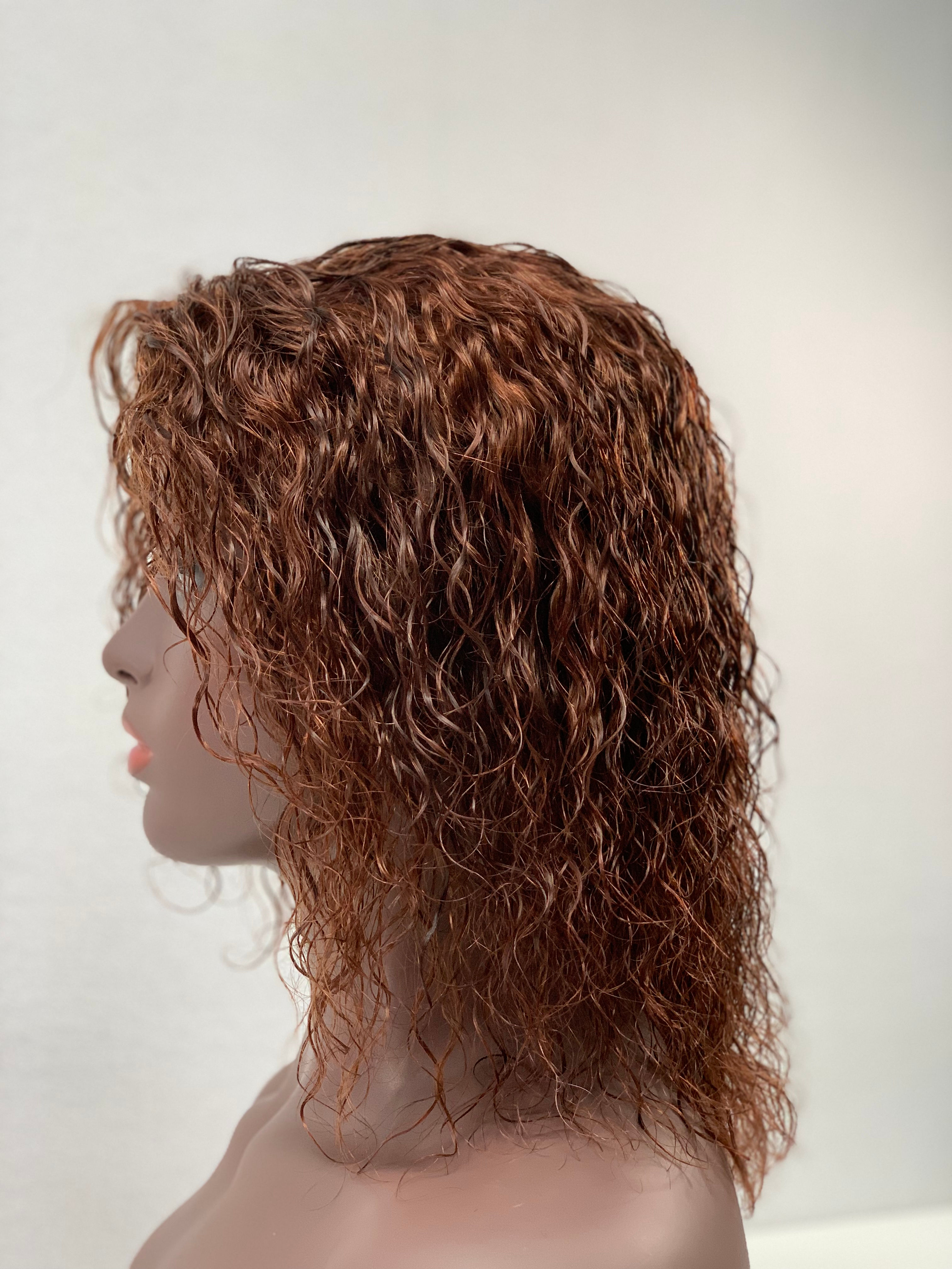 10" 100% Russian Human Hair Lace Frontal Wig    ITEM # LW350