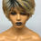 Thumbnail: 3.5" Synthetic Rooted Ombre Classic Cap Wig - One Size / Adjustable Straps