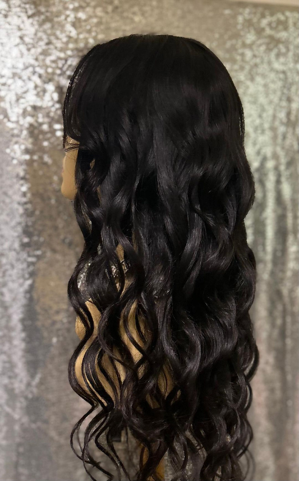 21" 100% Virgin Human Hair Lace Frontal Lace Nape Wig    ITEM # LWk8RH