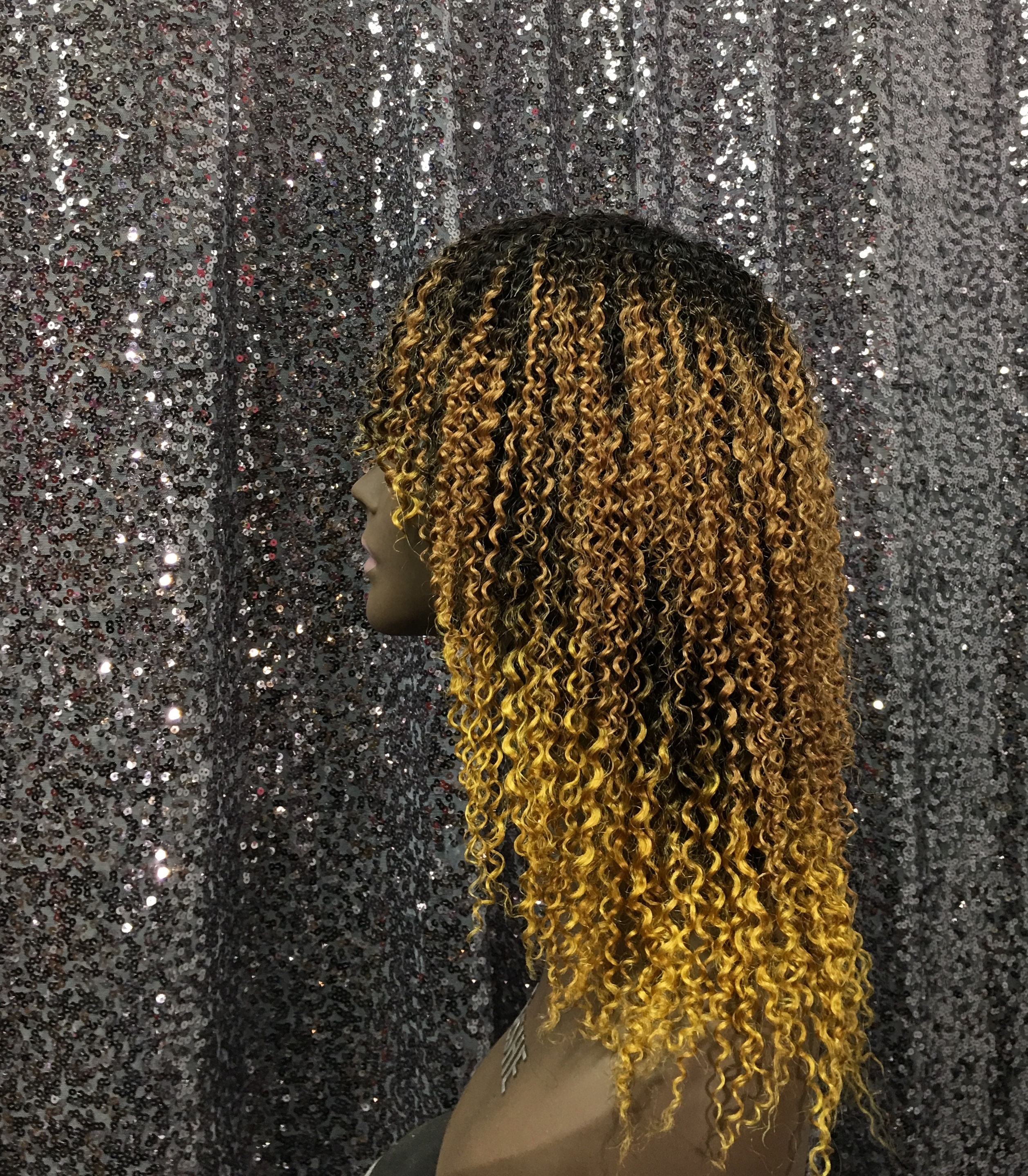 12" 100% Human Hair Full Cap Wig    ITEM # SC990