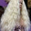 Thumbnail: 22" Human Blend Body Wave Lace Part Wig Size XS Adjustable Straps Color as Shown