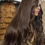 Thumbnail: 25" 100% Human Hair Lace Front/Rear Wig-Density 150% -Dark Ash Brown -ITEM #LWP5