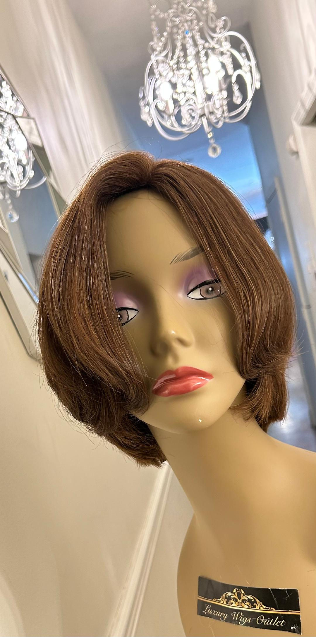 10" 100% European Human Hair Skin Top Wig  (Luxury Grade) (ONE DONOR) ITEM#LW77E