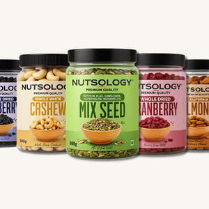 Nutsology: Premium Dry-Fruit & Super-Seed Packaging Suite
