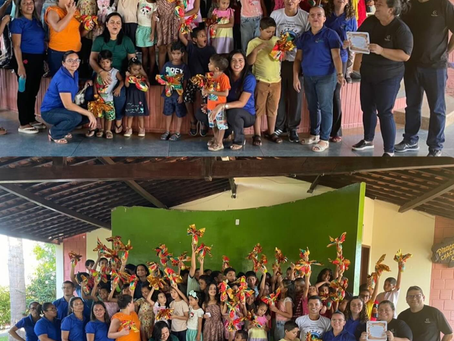 DOAÇÃO DE OVOS DE PÁSCOA DA CACAU SHOW